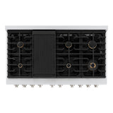 48 in. 6.7 cu. ft. Paramount Double Oven Dual Fuel Range - (SDRBR48) -