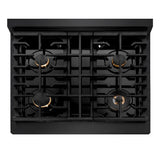 Autograph Edition 30 in. 4.2 cu. ft. Paramount Dual Fuel Range with 4 Burner Gas Cooktop and Electric Convection Oven - (SDRBZ30CB) -