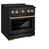 Autograph Edition 30 in. 4.2 cu. ft. Paramount Dual Fuel Range with 4 Burner Gas Cooktop and Electric Convection Oven - (SDRBZ30G) -