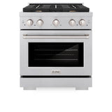30 in. 4.2 cu. ft. Paramount Dual Fuel Range with Gas Cooktop and Electric Convection Oven - (SDRSBR30) -