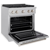 30 in. 4.2 cu. ft. Paramount Dual Fuel Range with Gas Cooktop and Electric Convection Oven - (SDRSBR30) -