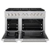 48 in. 6.7 cu. ft. Paramount Double Oven Dual Fuel Range - (SDRSBR48) -