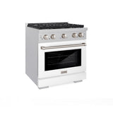 30 in. 4.2 cu. ft. Paramount Dual Fuel Range with 4 Burner Gas Cooktop - (SDRSWM30) -