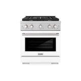 30 in. 4.2 cu. ft. Paramount Dual Fuel Range with 4 Burner Gas Cooktop - (SDRSWM30) -