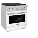 30 in. 4.2 cu. ft. Paramount Dual Fuel Range with 4 Burner Gas Cooktop - (SDRSWM30) -