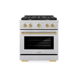 Autograph Edition 30 in. 4.2 cu. ft. Paramount Dual Fuel Range with 4 Burner Gas Cooktop - (SDRSZ30CB) -