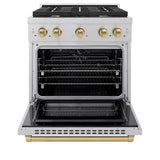 Autograph Edition 30 in. 4.2 cu. ft. Paramount Dual Fuel Range with 4 Burner Gas Cooktop - (SDRSZ30CB) -