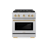 Autograph Edition 30 in. 4.2 cu. ft. Paramount Dual Fuel Range with 4 Burner Gas Cooktop - (SDRSZ30G) -