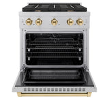 Autograph Edition 30 in. 4.2 cu. ft. Paramount Dual Fuel Range with 4 Burner Gas Cooktop - (SDRSZ30G) -