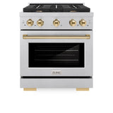 Autograph Edition 30 in. 4.2 cu. ft. Paramount Dual Fuel Range with 4 Burner Gas Cooktop - (SDRSZ30G) -