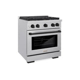 Paramount 30-Inches Standard 4 burners Convection Oven Freestanding Dual Fuel Range - (SDRSZ30MB) -
