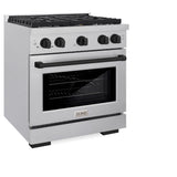 Paramount 30-Inches Standard 4 burners Convection Oven Freestanding Dual Fuel Range - (SDRSZ30MB) -