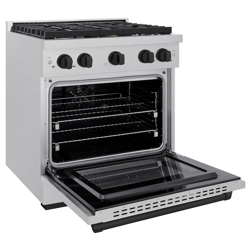 Paramount 30-Inches Standard 4 burners Convection Oven Freestanding Dual Fuel Range - (SDRSZ30MB) -