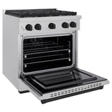 Paramount 30-Inches Standard 4 burners Convection Oven Freestanding Dual Fuel Range - (SDRSZ30MB) -
