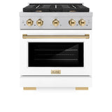 Autograph Edition 30 in. 4.2 cu. ft. Paramount Dual Fuel Range with 4 Burner Gas Cooktop - (SDRSZWM30G) -