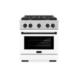 Autograph Edition 30 in. 4.2 cu. ft. Paramount Dual Fuel Range with 4 Burner Gas Cooktop - (SDRSZWM30MB) -