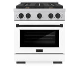 Autograph Edition 30 in. 4.2 cu. ft. Paramount Dual Fuel Range with 4 Burner Gas Cooktop - (SDRSZWM30MB) -