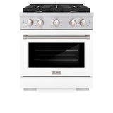 30 in. 4.2 cu. ft. Paramount Dual Fuel Range with 4 Burner Gas Cooktop - (SDRWM30) -