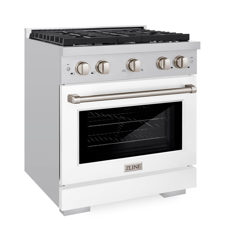 30 in. 4.2 cu. ft. Paramount Dual Fuel Range with 4 Burner Gas Cooktop - (SDRWM30) -