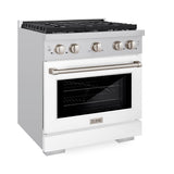 30 in. 4.2 cu. ft. Paramount Dual Fuel Range with 4 Burner Gas Cooktop - (SDRWM30) -