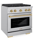 Autograph Edition 30 in. 4.2 cu. ft. Paramount Dual Fuel Range with 4 Burner Gas Cooktop - (SDRZ30CB) -