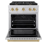 Autograph Edition 30 in. 4.2 cu. ft. Paramount Dual Fuel Range with 4 Burner Gas Cooktop - (SDRZ30CB) -
