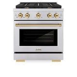 Autograph Edition 30 in. 4.2 cu. ft. Paramount Dual Fuel Range with 4 Burner Gas Cooktop - (SDRZ30G) -
