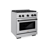 Autograph Edition 30 in. 4.2 cu. ft. Paramount Dual Fuel Range with 4 Burner Gas Cooktop - (SDRZ30MB) -