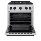 Autograph Edition 30 in. 4.2 cu. ft. Paramount Dual Fuel Range with 4 Burner Gas Cooktop - (SDRZ30MB) -