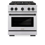 Autograph Edition 30 in. 4.2 cu. ft. Paramount Dual Fuel Range with 4 Burner Gas Cooktop - (SDRZ30MB) -
