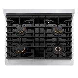 Autograph Edition 30 in. 4.2 cu. ft. Paramount Dual Fuel Range with 4 Burner Gas Cooktop - (SDRZWM30CB) -