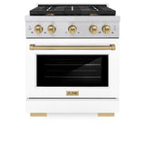 Autograph Edition 30 in. 4.2 cu. ft. Paramount Dual Fuel Range with 4 Burner Gas Cooktop - (SDRZWM30CB) -