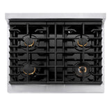 Autograph Edition 30 in. 4.2 cu. ft. Paramount Dual Fuel Range with 4 Burner Gas Cooktop - (SDRZWM30G) -