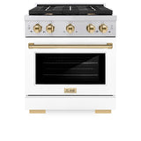Autograph Edition 30 in. 4.2 cu. ft. Paramount Dual Fuel Range with 4 Burner Gas Cooktop - (SDRZWM30G) -