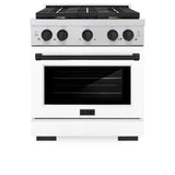 Autograph Edition 30 in. 4.2 cu. ft. Paramount Dual Fuel Range with 4 Burner Gas Cooktop - (SDRZWM30MB) -