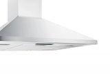 36" Wide Wall-mounted Range Hood - (SEH1536SS)