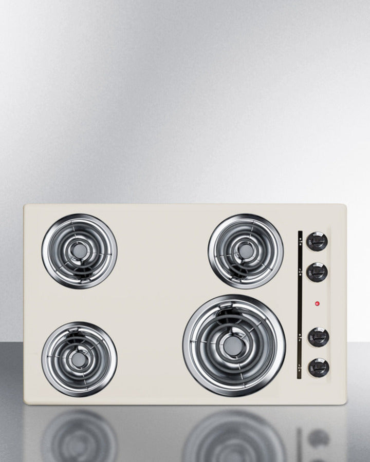 30" Wide 4-burner Coil Cooktop - (SEL05) - SUMMIT