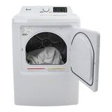 7.0 Cu. Ft. Gas Clothes Dryer/ Eight Drying Cycles / Aluminum Coated Drum / Reversible Door - (SGD70D0WG) - AVANTI