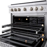 SGR36- Zline 36 in. 6 Burner Freestanding Gas Range with Convection Gas Oven in Stainless Steel - (SGR36)