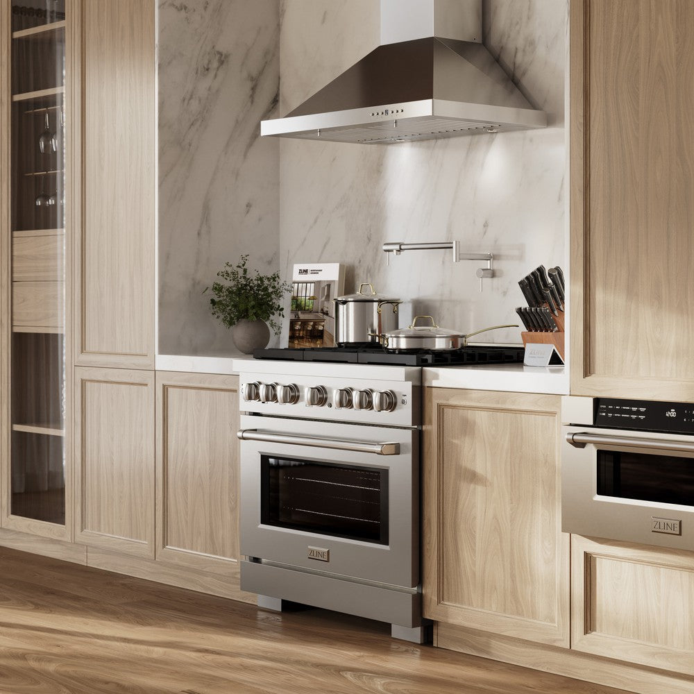 SGR36- Zline 36 in. 6 Burner Freestanding Gas Range with Convection Gas Oven in Stainless Steel - (SGR36)