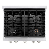 30in. 4.2 cu. ft. 4 Burner Gas Range with Convection Gas Oven in DuraSnow Stainless Steel - (SGRS30) -
