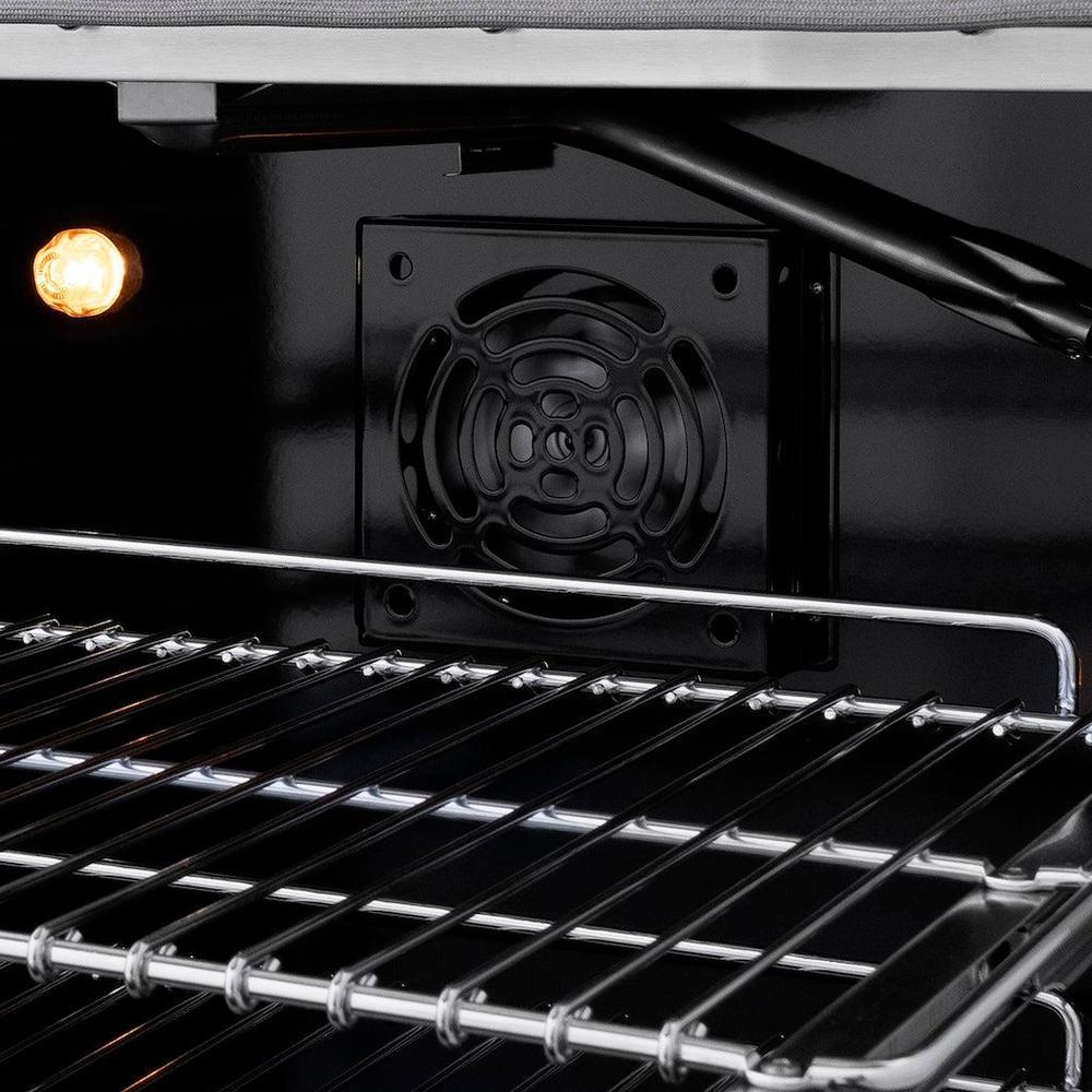 AutographEdition 30 in. 4.2 cu. ft. 4 Burner Gas Range with Convection Gas Oven in Stainless Steel and Champagne Bronze Accents - (SGRZ30CB) -