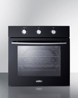 24" Wide Gas Wall Oven - (SGW241BK)