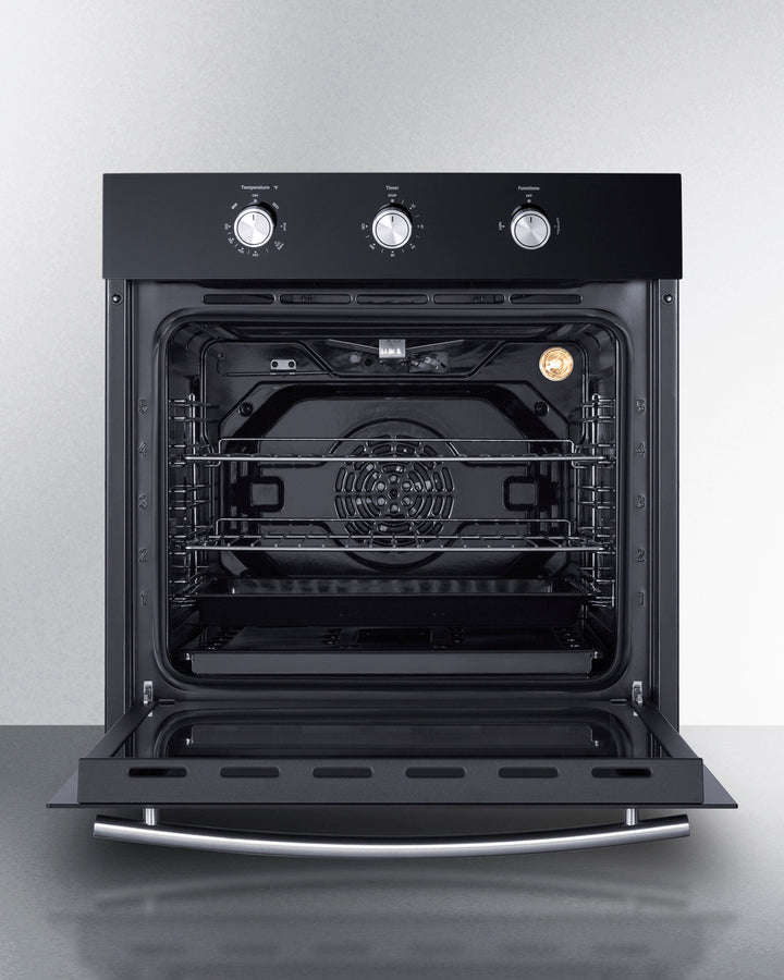 24" Wide Gas Wall Oven - (SGW241BK)