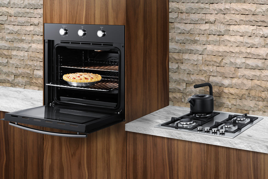 24" Wide Gas Wall Oven - (SGW241BK)