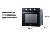 24" Wide LP Gas Wall Oven - (SGW242BKLP)