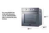 24" Wide LP Gas Wall Oven - (SGW244SSLP)