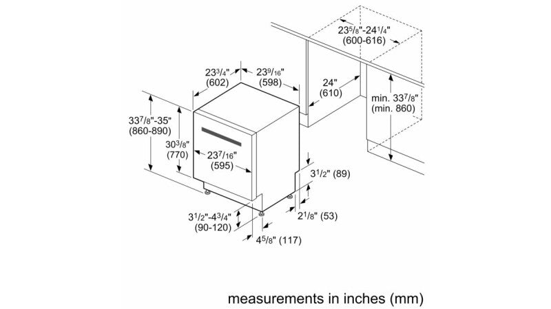 Benchmark™ Dishwasher 24'' - (SHX9PCM5N) -