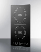 12" Wide 230v 2-burner Induction Cooktop - (SINC2220)