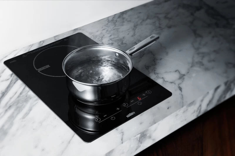 13" Wide 120v 2-burner Induction Cooktop - (SINC2B120)